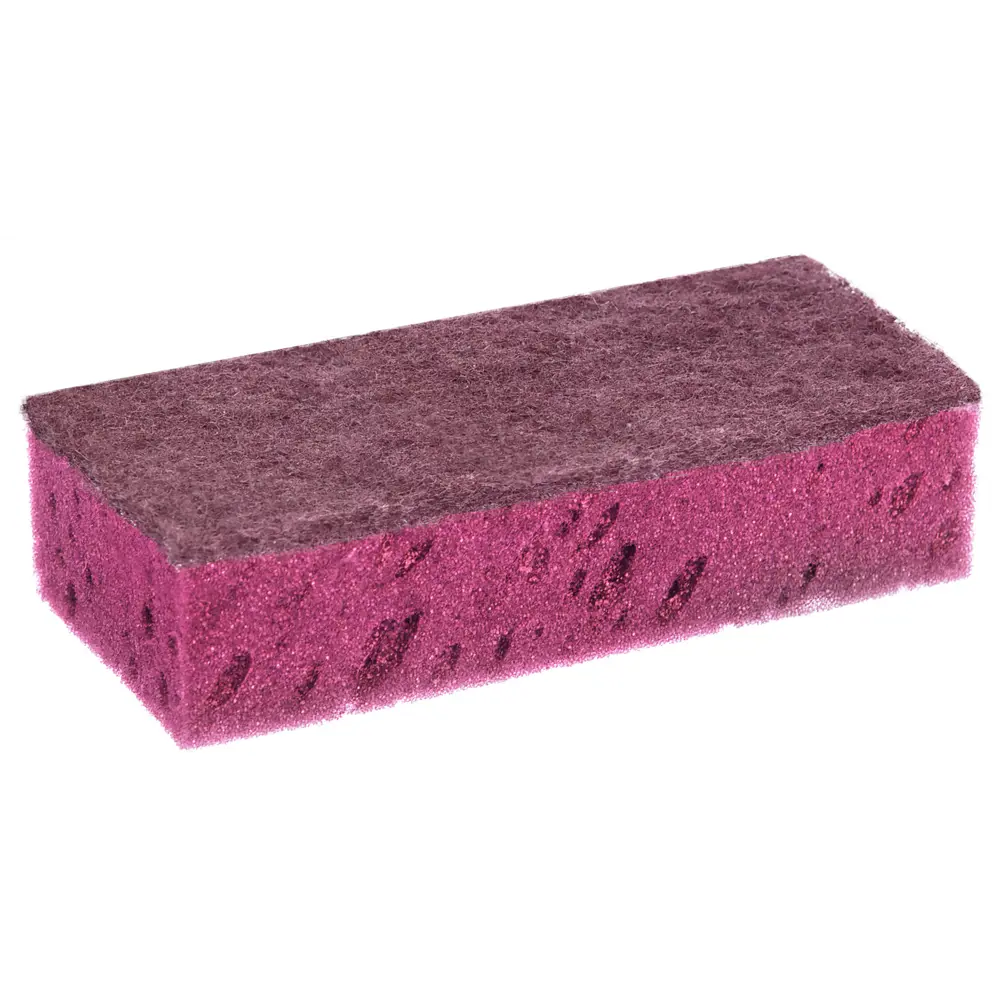 Губка хозяйственная HOMEQUEEN Мега цвет бордовый 89436414 STLM-1577931