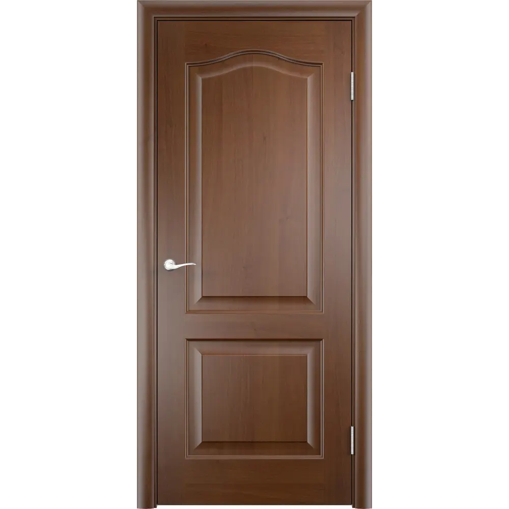 Дверь межкомнатная глухая Антик 60x200 см, ПВХ, цвет дуб коньяк VERDA STLM-2037508
