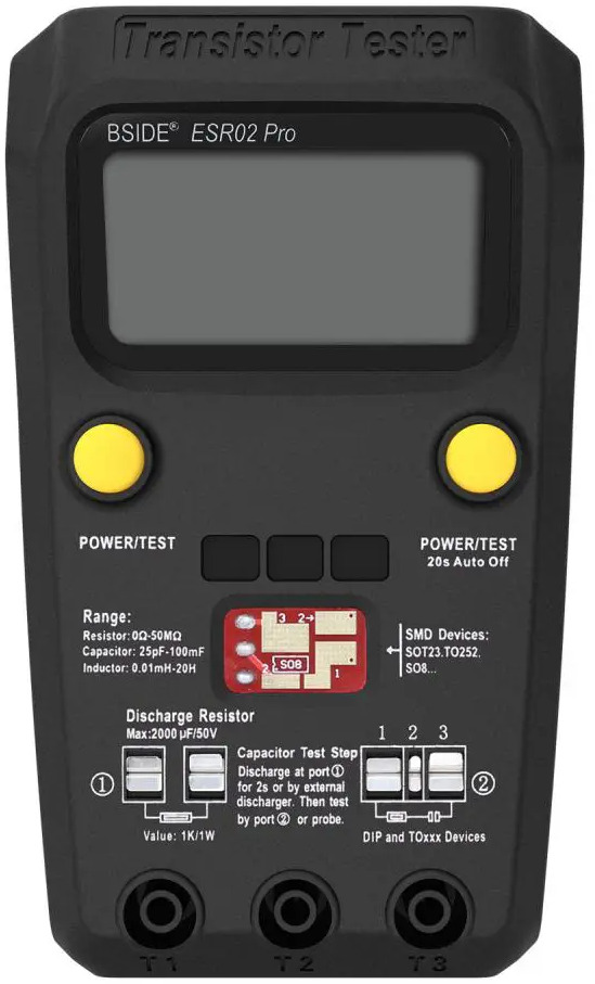91575354 Тестер транзисторов Bside ESR02pro STLM-0842357