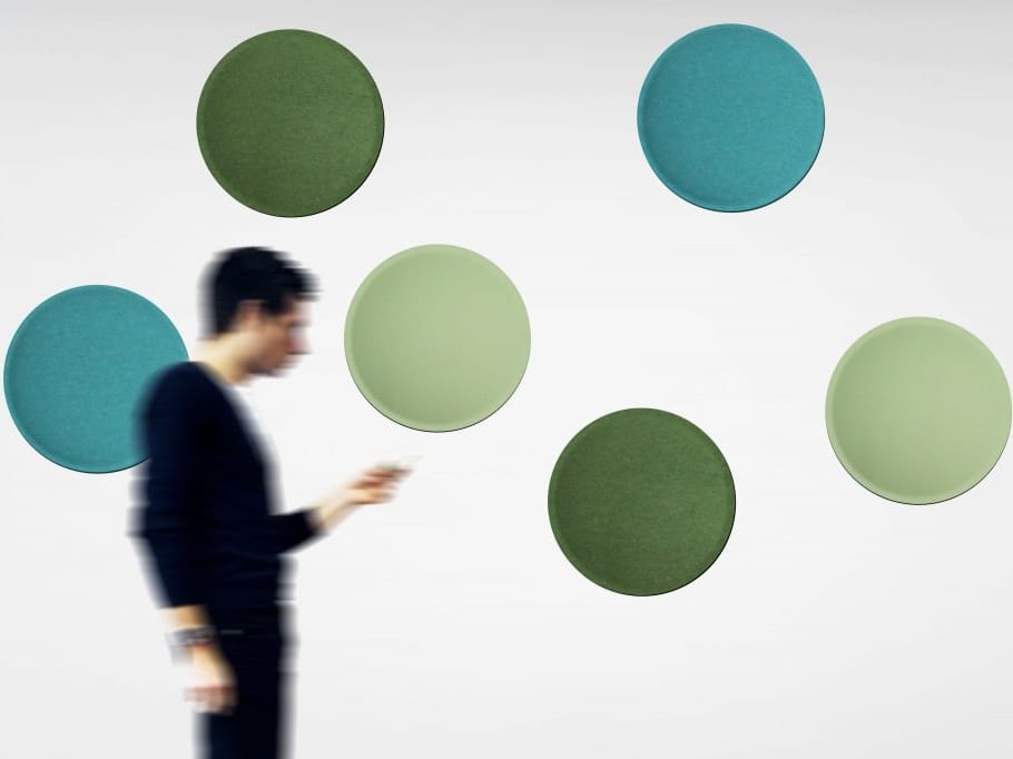 Красочные и легкие стены звукопоглощающие панели Slalom ECOrange ARCH-00145888