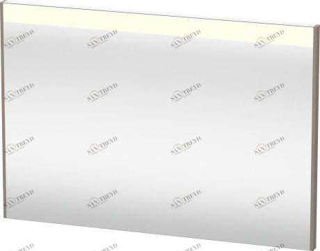 BR700304343 Brioso Зеркало с подсветкой Базальт матовый, декор Duravit