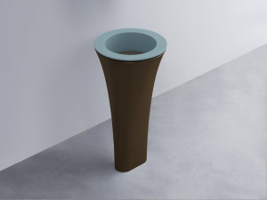 AMLA45-PL+AMPILT-FN+AMCOLT-CA Раковина Amedeo Tondo отдельностоящая cielo Enjoy + Amedeo