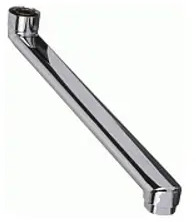 93701055 Излив для смесителя для ванны плоский с аэратором Melodia Della Vita MKP20717P, цвет хром STLM-1003164