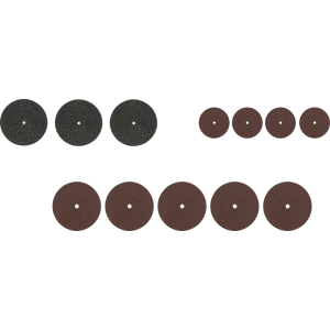 Набор отрезных кругов Dremel, резка металл/дерево/пластмасса, 69 шт.