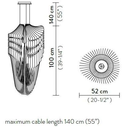 Slamp Светодиодная подвесная лампа Avia sun-id-1460199 - Вид №11