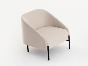 Тканевое кресло с подлокотниками