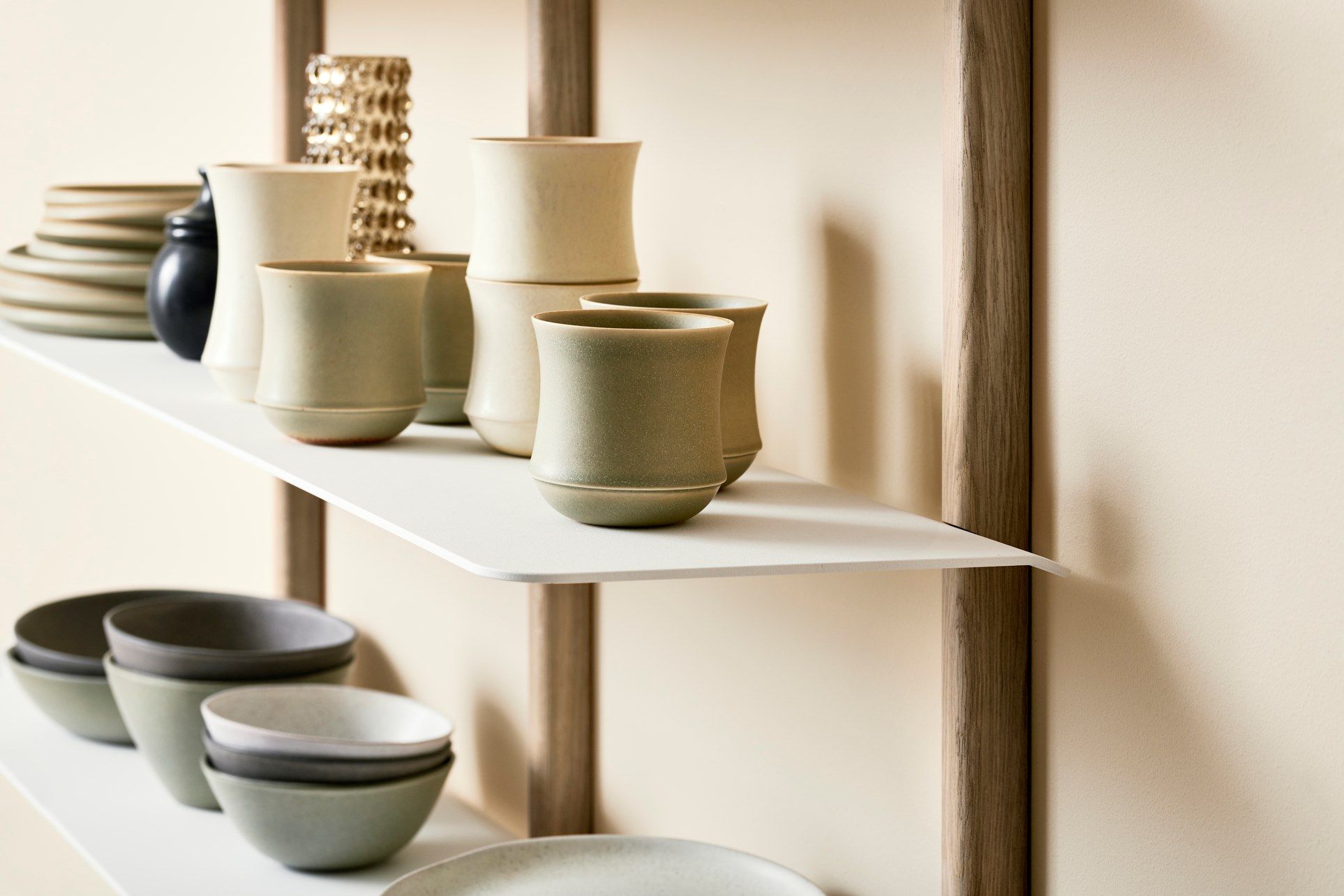 Подвесной книжный шкаф из стали и дерева Gejst Nivo ARCH-00069633 - Вид №3