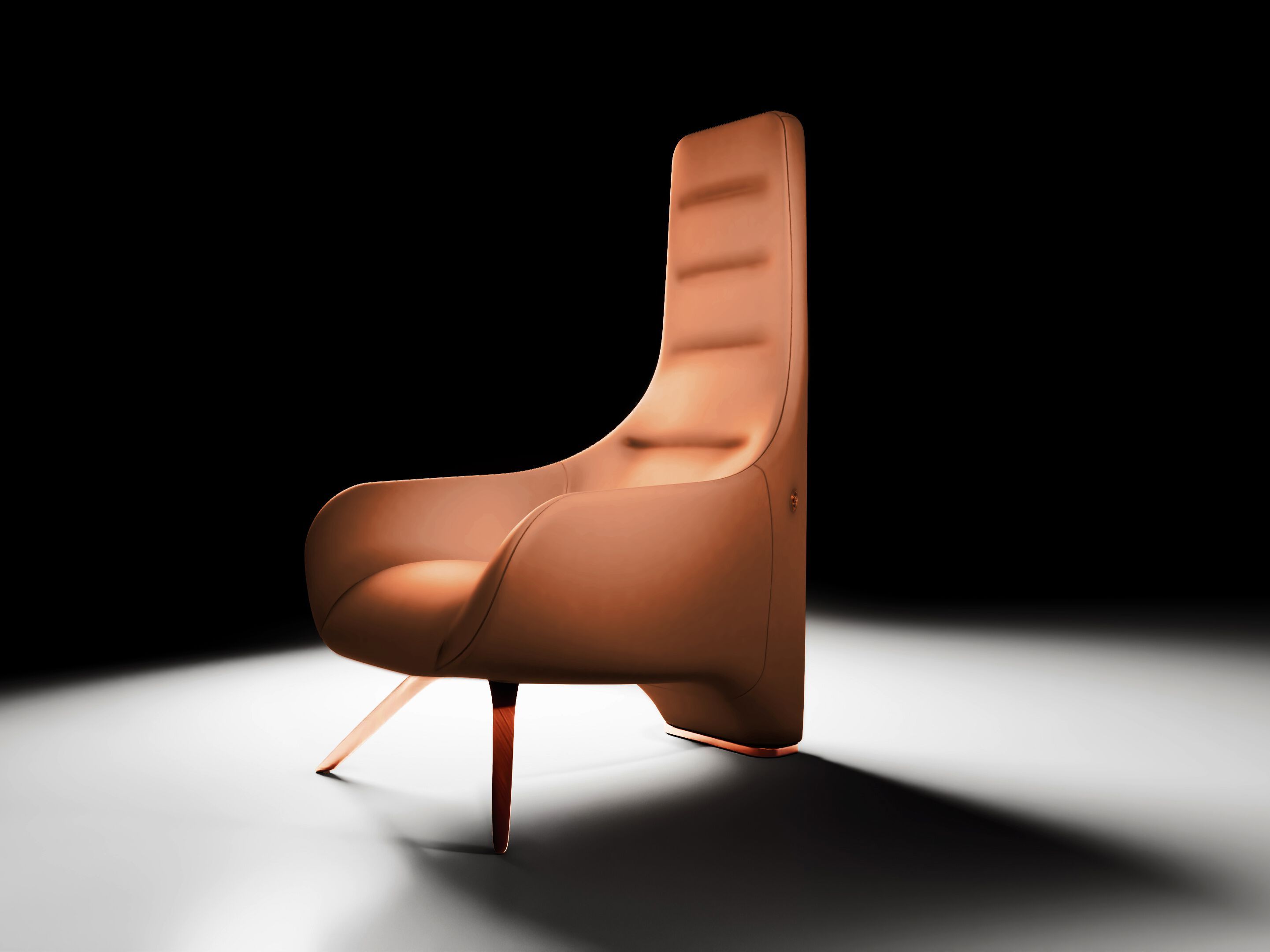 Кожаное кресло с высокой спинкой 29 MILANO Sky High ARCH-00058060