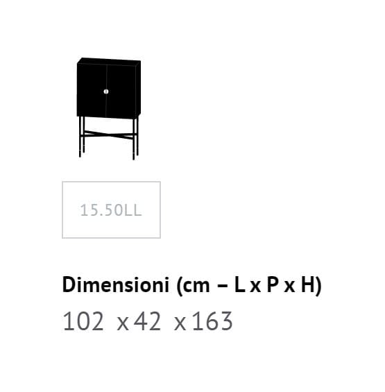 Шкаф из Супермармо с распашными дверцами Bontempi Casa Madison ARCH-00094428 - Вид №10
