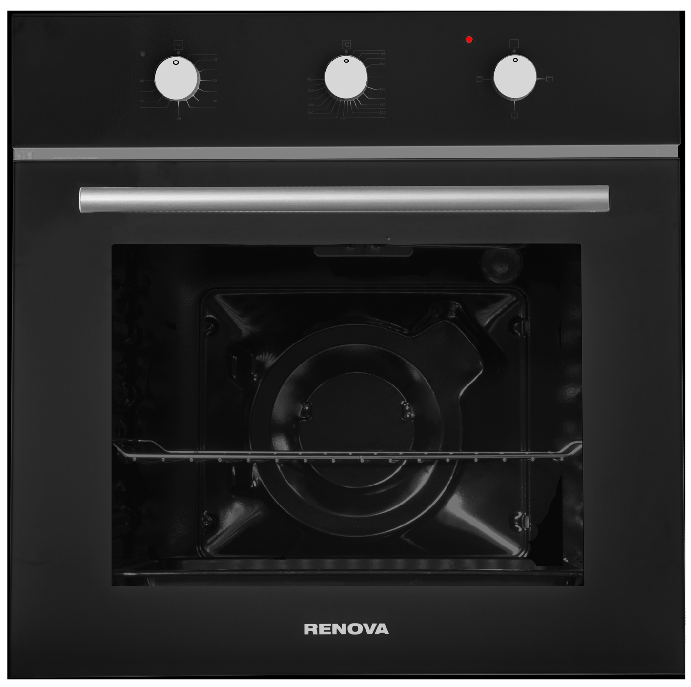 9955675 Электрический духовой шкаф RENOVA O90-3BS1 черный STDN-0104659