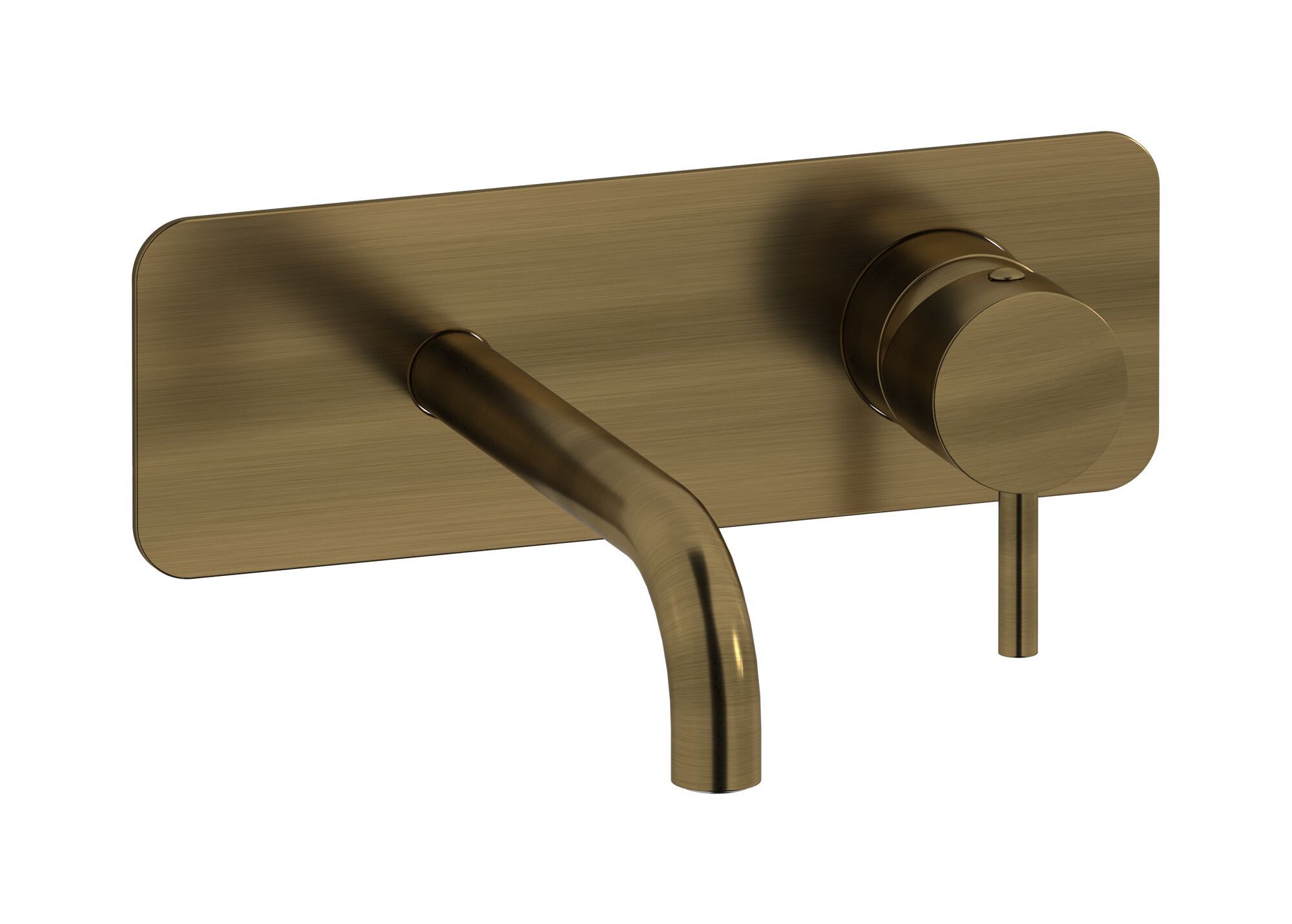 Настенный смеситель для раковины с 2 отверстиями и автоматическим сливом IB Milano Torino ARCH-00009603 - Вид №4