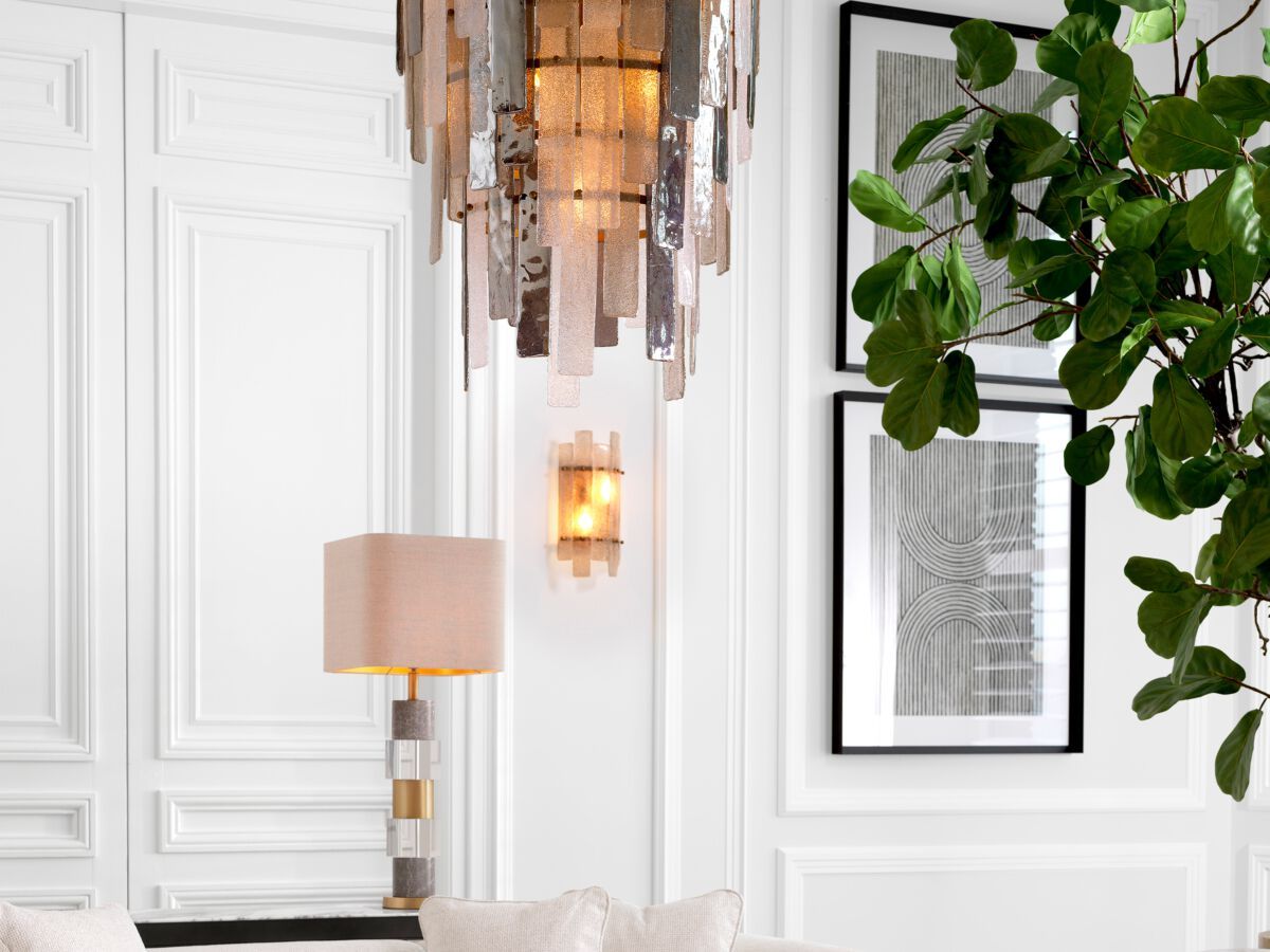 Подвесной светильник из дутого стекла Eichholtz GREYSON ARCH-00108318 - Вид №1