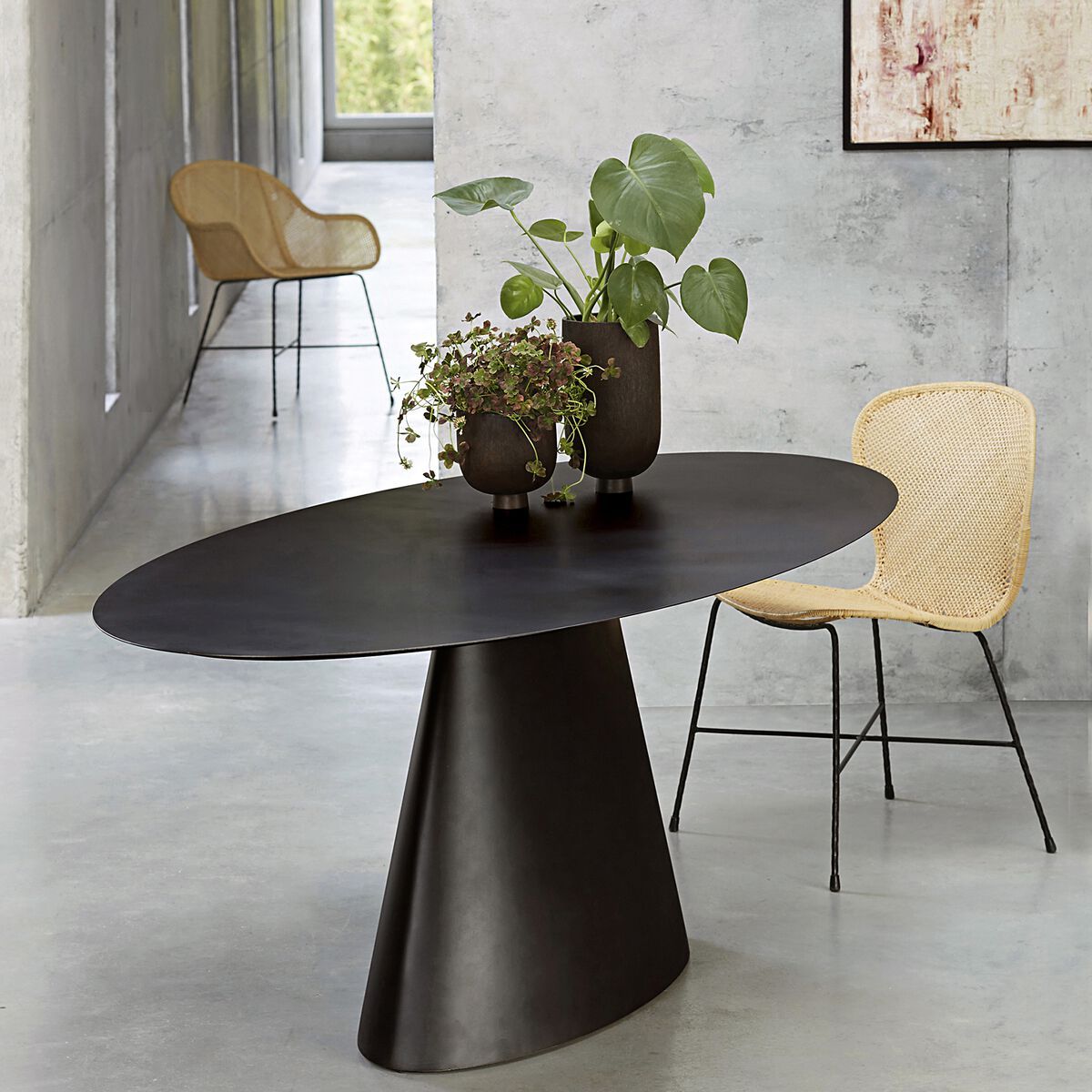 Овальный стол из листового металла AMPM MAYRA ARCH-00111707 - Вид №3