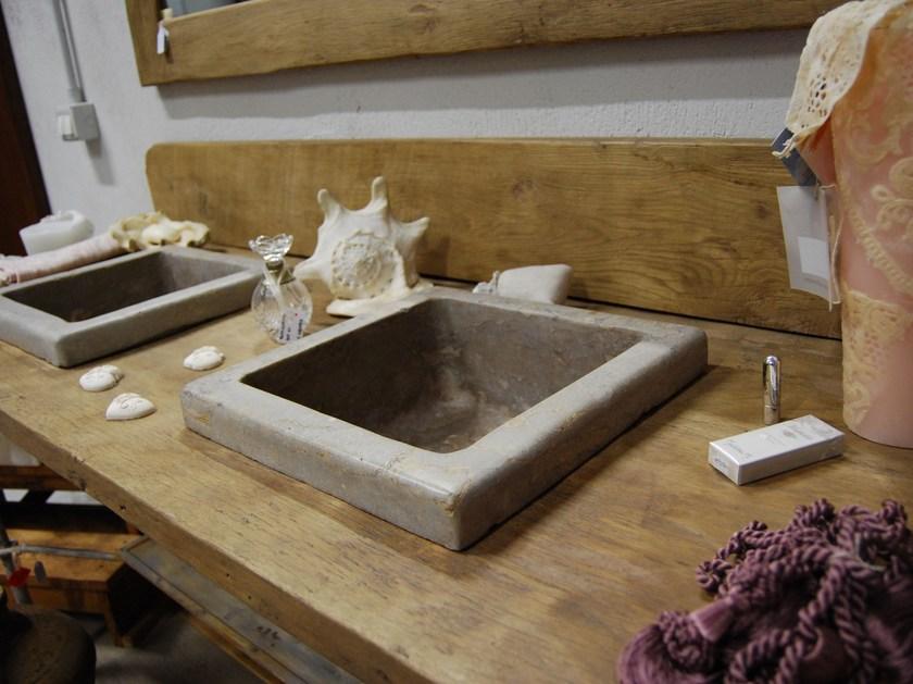 BLEU PROVENCE Тумба под умывальник из дерева двойная напольная Mobili artigianali sun-id-1437539 - Вид №2