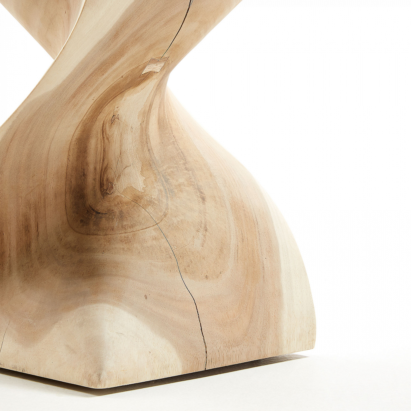 068115 Приставной столик Hakon из мунгурского дерева La Forma Aaron - Вид №3