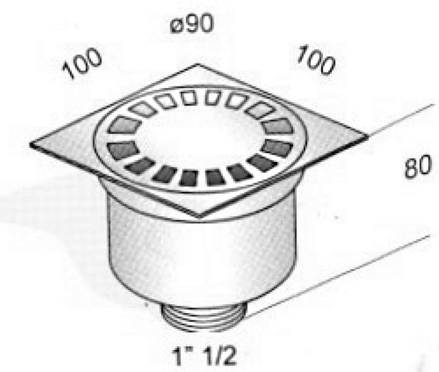 ML.RIC-10.104.DO Трап душевой Migliore Bangkok - Вид №5