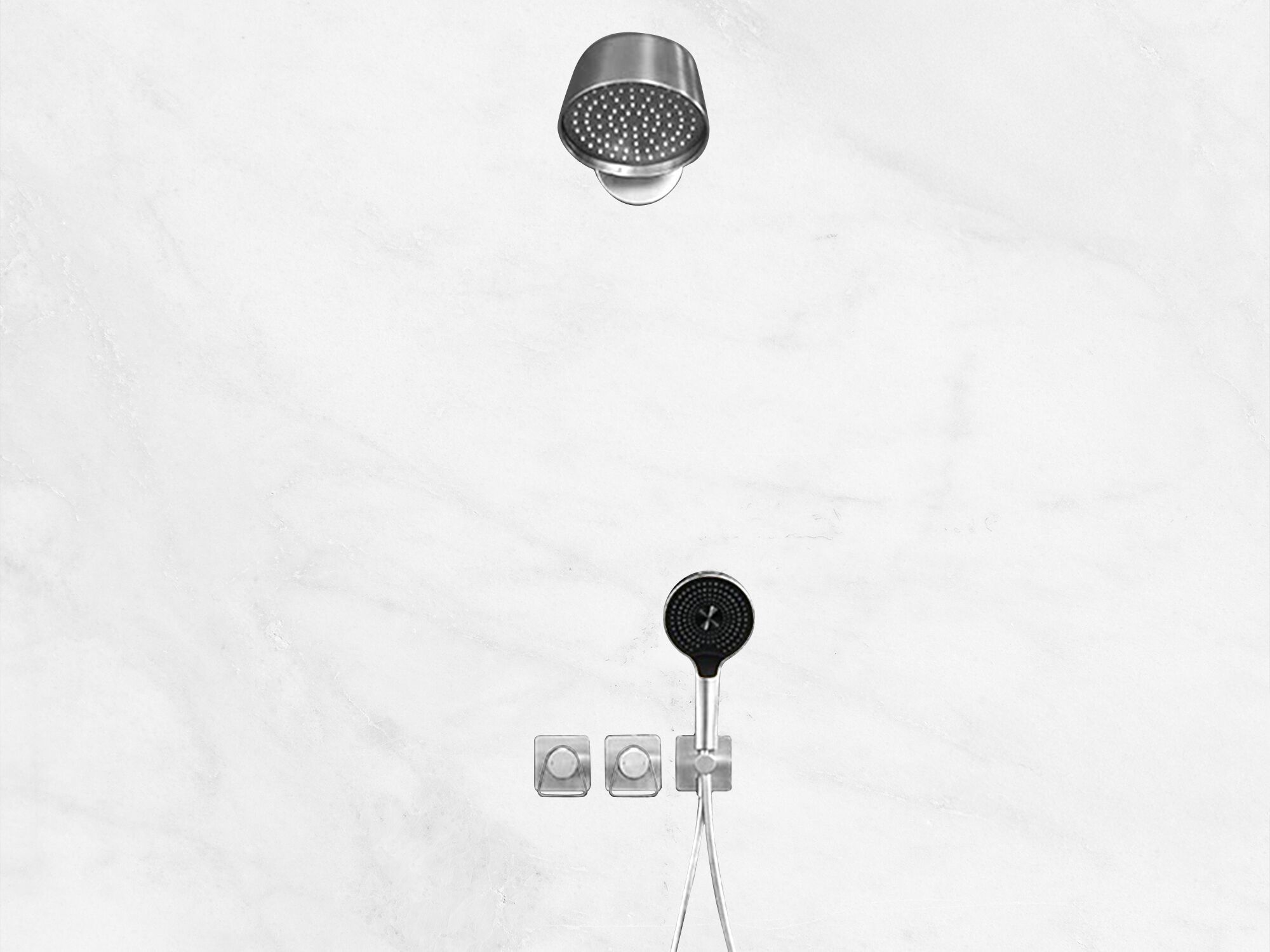 Набор для душа с одной ручкой и 4 отверстиями Fontana Showers OVADA ARCH-00029895