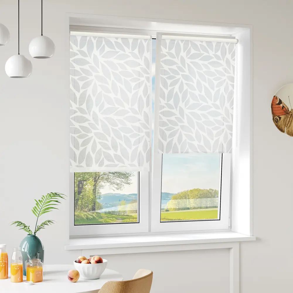 Штора рулонная Генуя 60x160 см белая MIAMOZA STLM-2161945 - Вид №2