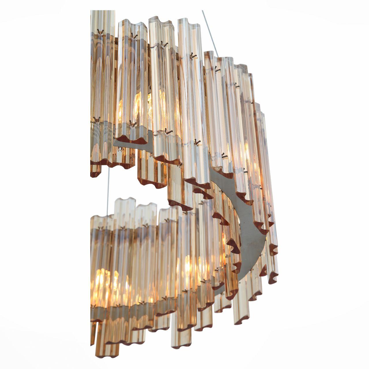 Подвесная люстра ST Luce Versita SL400.103.09 ST LUCE ДИЗАЙНЕРСКИЕ, VERSITA 118222 Янтарный  - Вид №1
