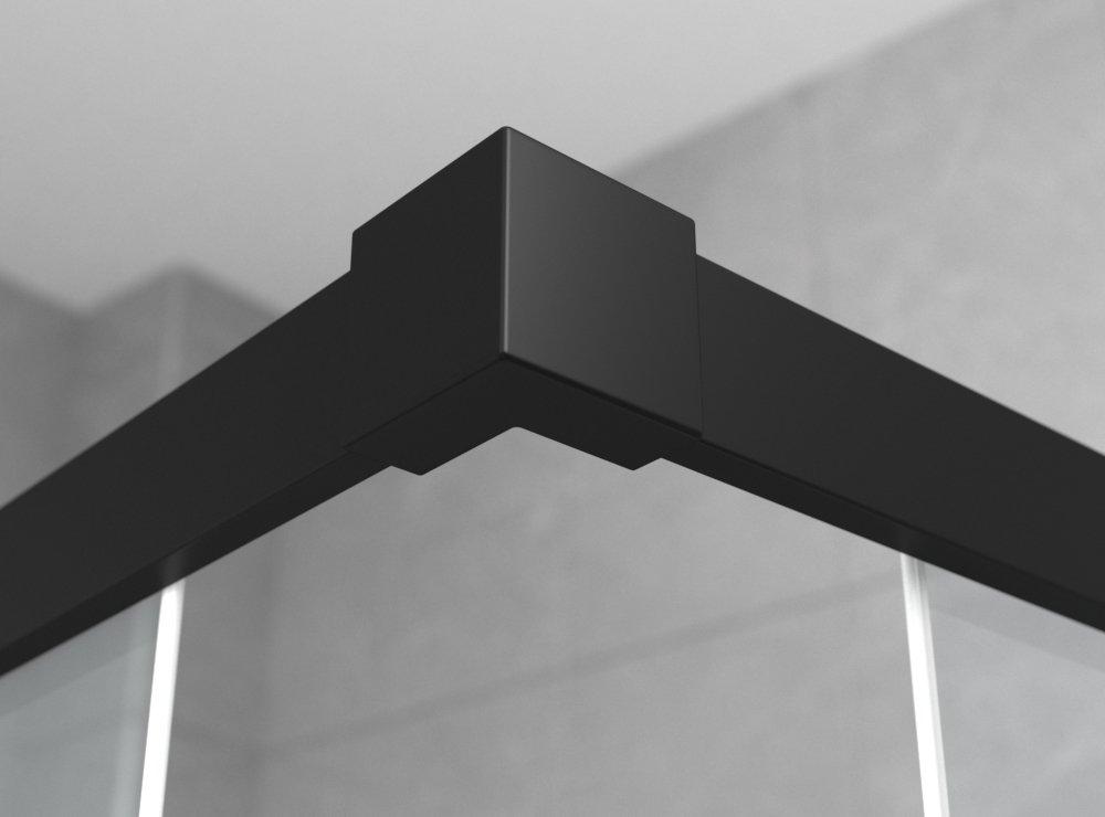 Душевое ограждение Ambassador Queen 11011203Black (900x900x2000), 1 место  - Вид №4