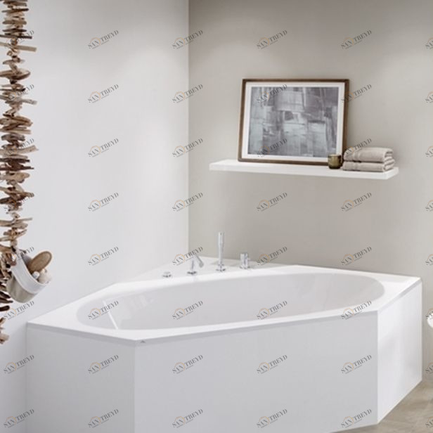 Mauersberger Ванна акриловая шестиугольная 215x100 OPTUSA 1121500101