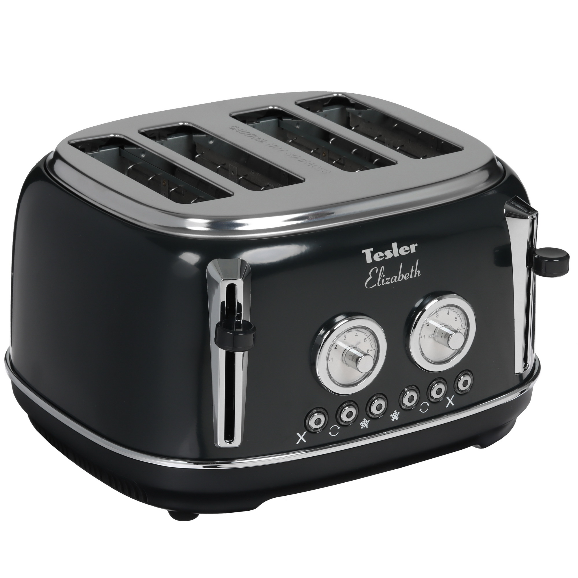 9913741 Тостер TESLER TT-445 черный STDN-0022281