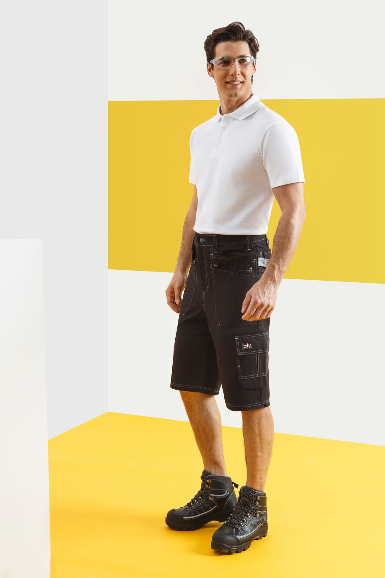 62886 Шорты  черные Union Space  Летняя спецодежда  размер 60-62/170-176  - Вид №4