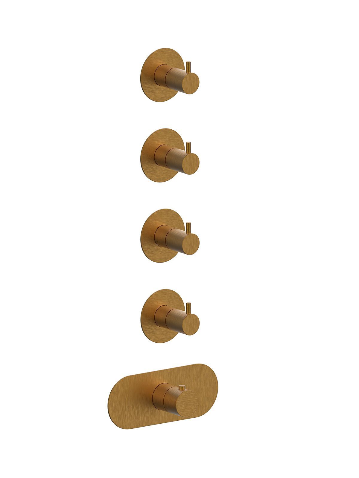 Термостатический смеситель для душа с 5 отверстиями Rubinetterie Frattini отдельная эстетика ARCH-00091137 - Вид №8