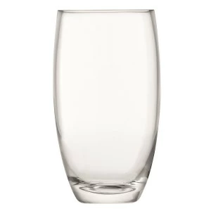Ваза стеклянная прозрачная в форме бочонка 20 см Flower LSA INTERNATIONAL - 300596 Прозрачный
