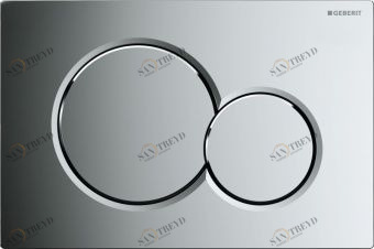 115.770.21.5 смывная клавиша SIGMA01 (пластик/хром глянц) Santreyd 