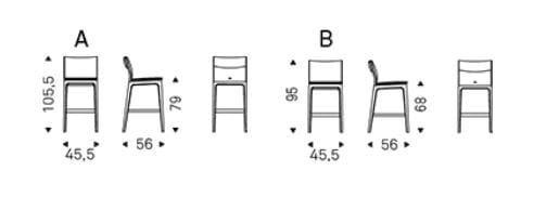 Кожаный мягкий стул со спинкой Cattelan italia София ARCH-00072450 - Вид №3