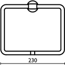 TR207 Держатель для полотенец, кольцом bagno&associati TRATTO Bagno & Associati - Вид №1