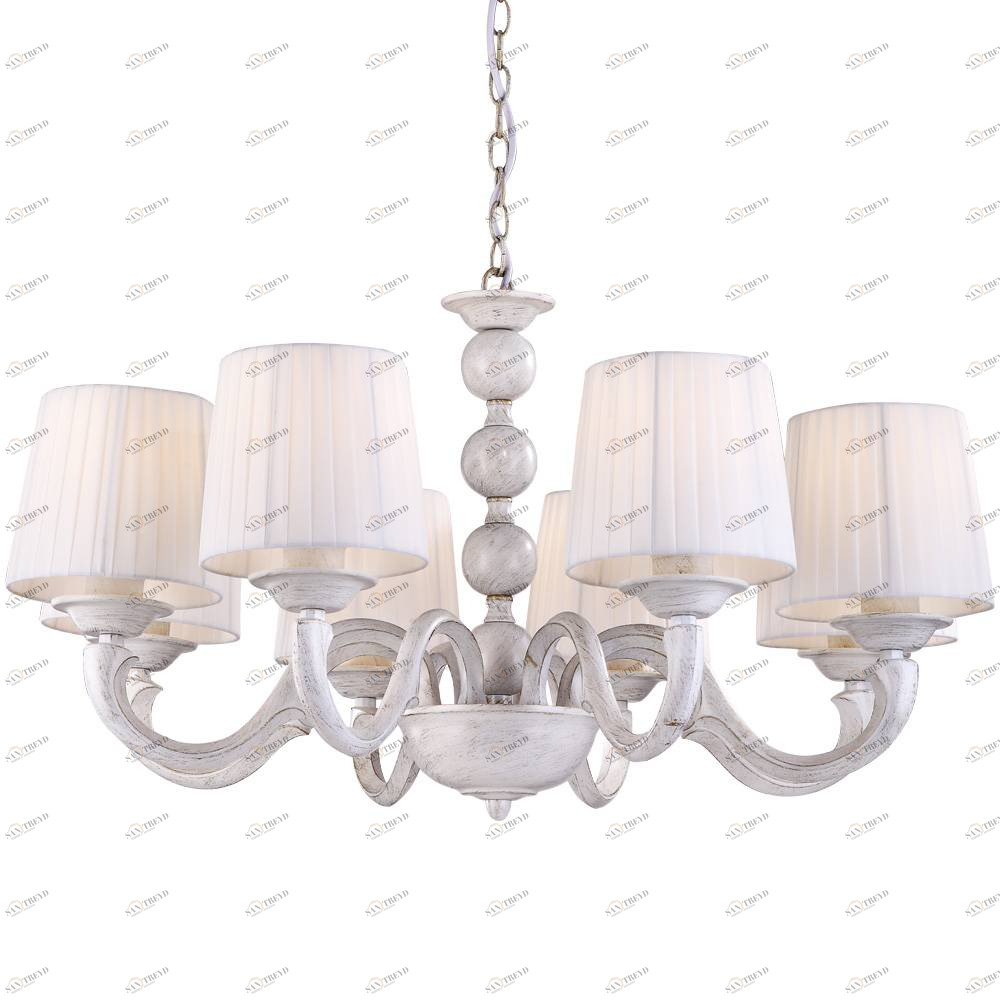 Подвесная люстра Arte Lamp Alba A9395LM-8WG ARTE LAMP ДИЗАЙНЕРСКИЕ, ALBA 056414 Белый 