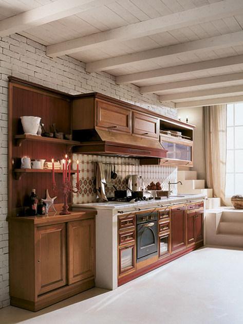 Martini Interiors Линейная кухня в вишне Newport sun-id-1516028 - Вид №3