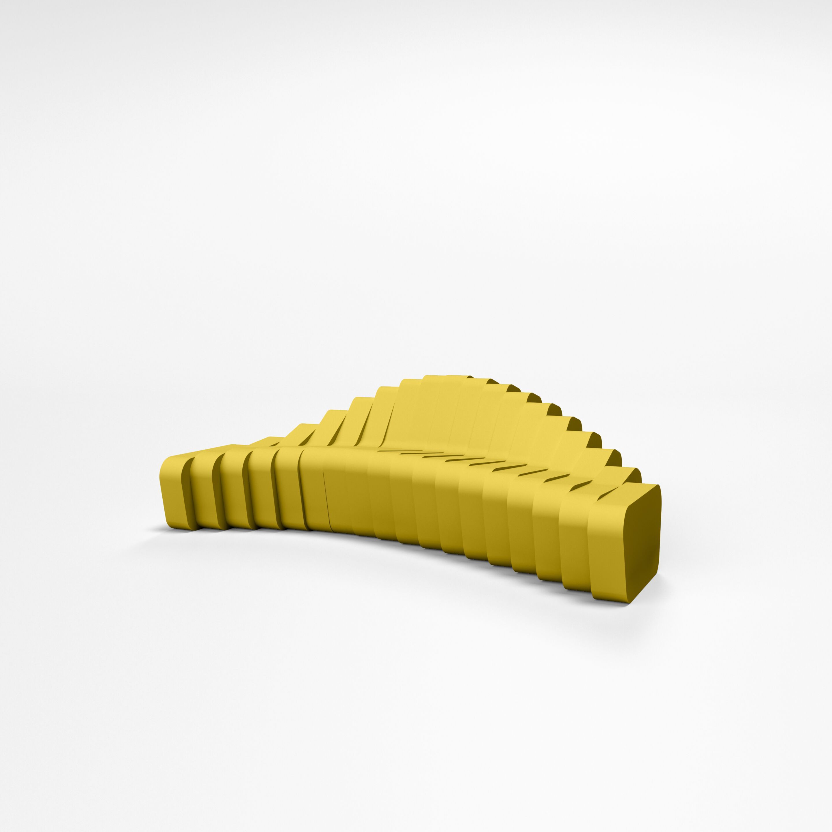 Модульный изогнутый диван с пенопластовым покрытием SIXINCH Cliffy ARCH-00045746 - Вид №12