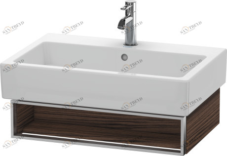VE600502121 Тумбочка подвесная Vero #VE6005 650 x 431 мм Орех темный декор Duravit