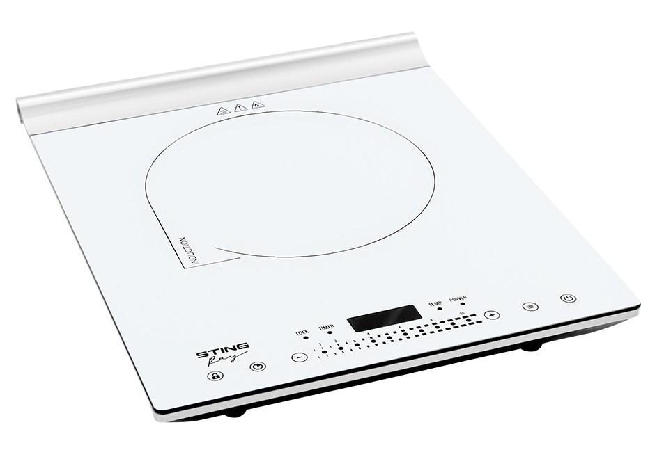 9096598 Плита компактная электрическая STINGRAY ST-HP3500B белый STDN-0134279 - Вид №1