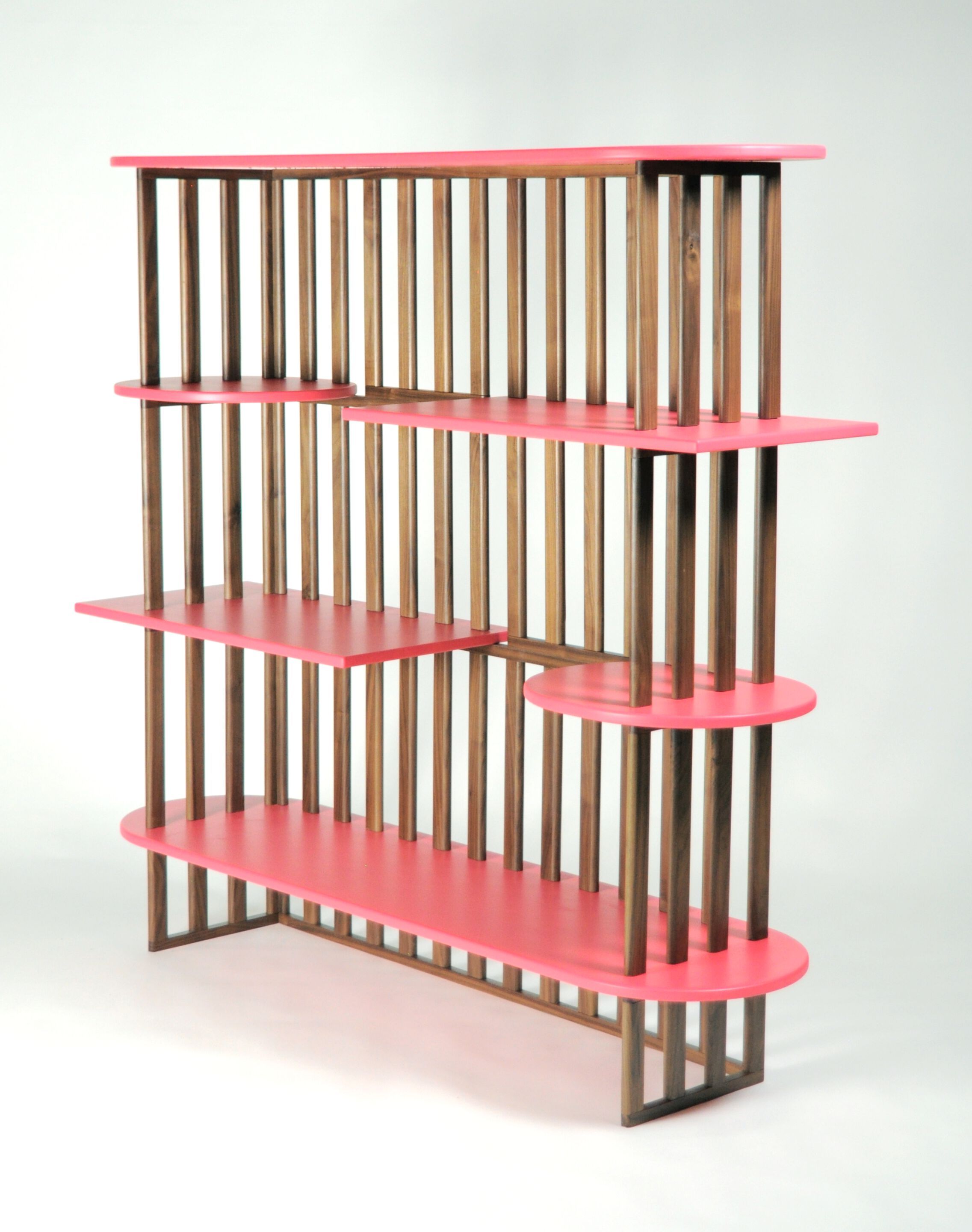 Книжный шкаф из массива дерева с четырьмя полками Medulum ARCH-00097158 - Вид №6