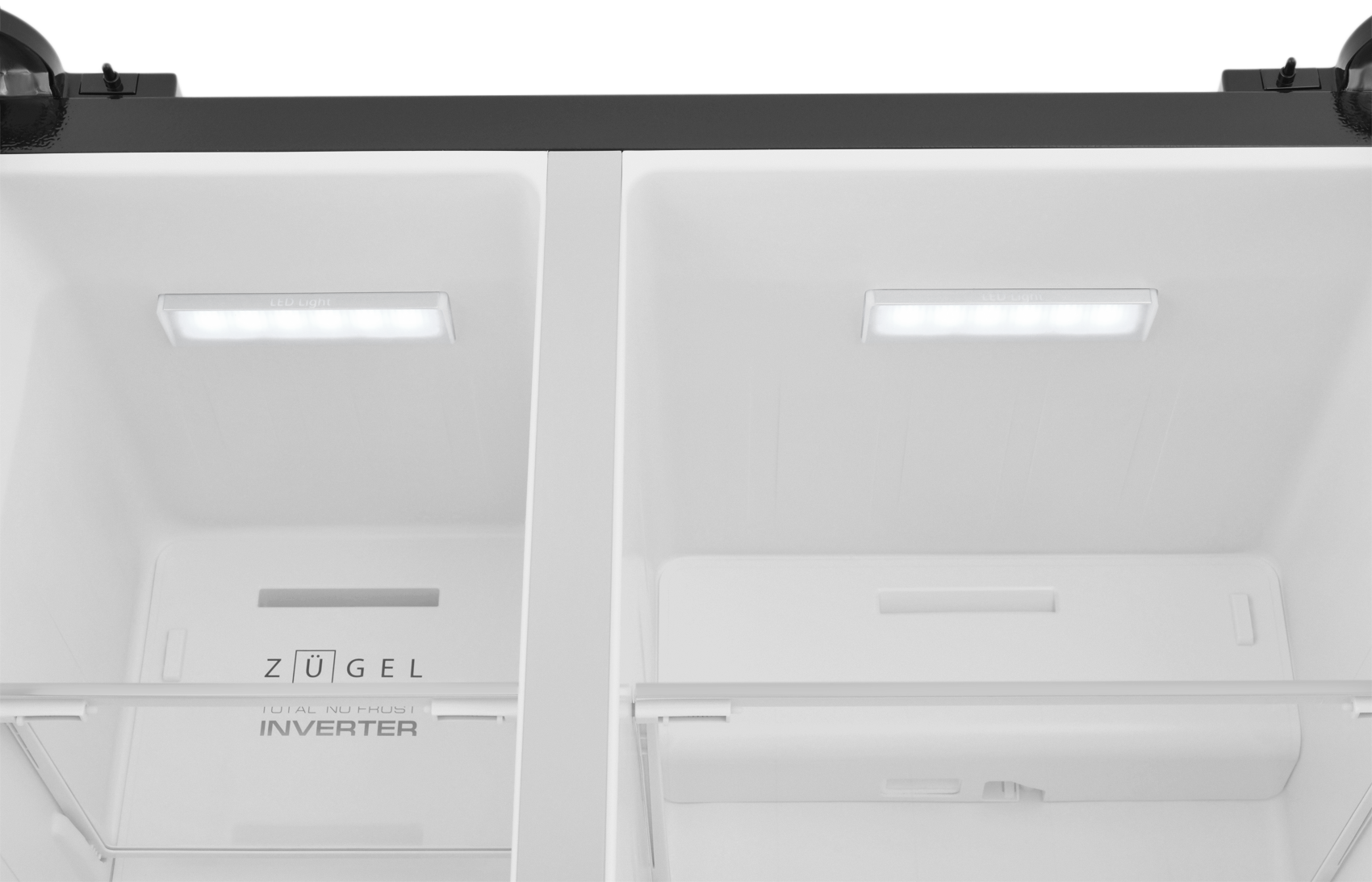 9185196 Холодильник Side by Side   ZUGEL ZRTD459XB черный STDN-0120863 - Вид №11