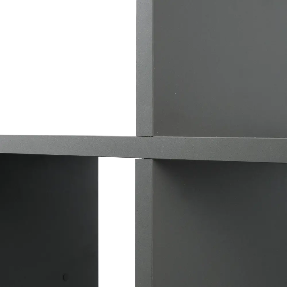 Стеллаж Spaceo KUB 123K 6 секций 104x104x31.5 см ЛДСП цвет графит STLM-2120848 - Вид №4
