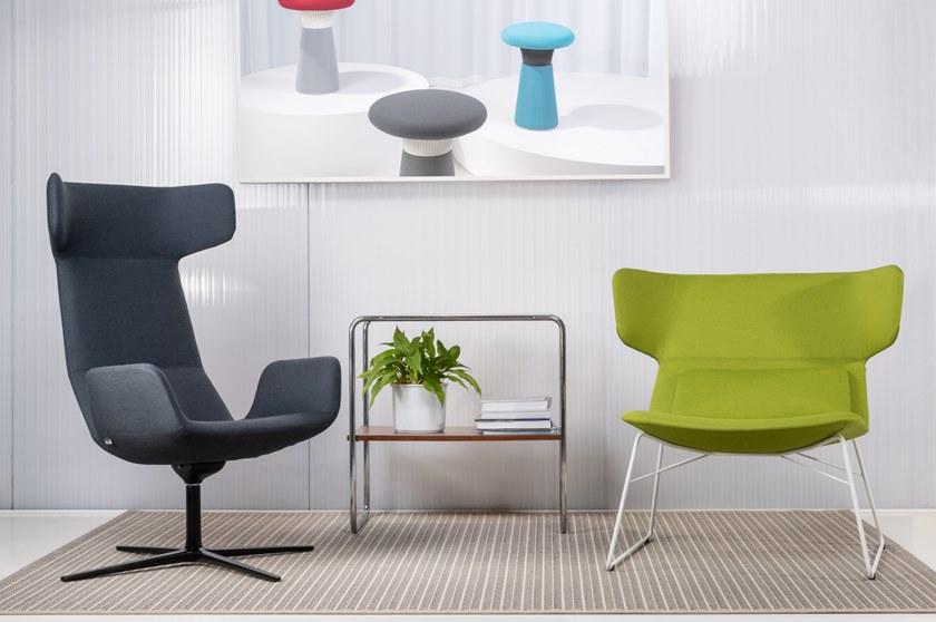 LD Seating Кресло с подголовником из ткани с 4 спицами Flexi lounge Flex xl f27 - Вид №9