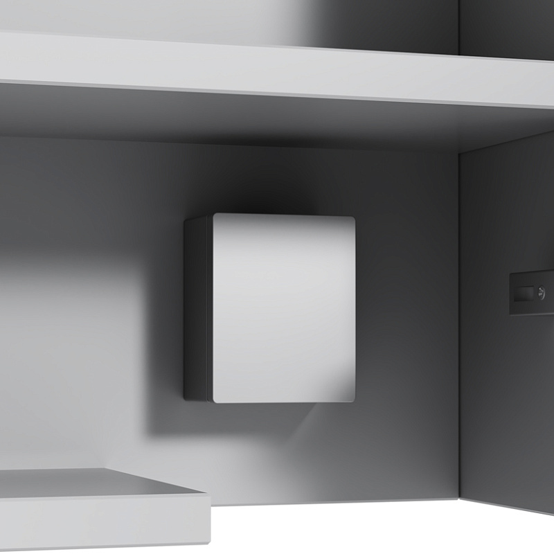 M70AMCL0601WG Зеркальный шкаф с LED-подсветкой левый 60 см цвет: белый глянец AM.PM Spirit 2.0  - Вид №2