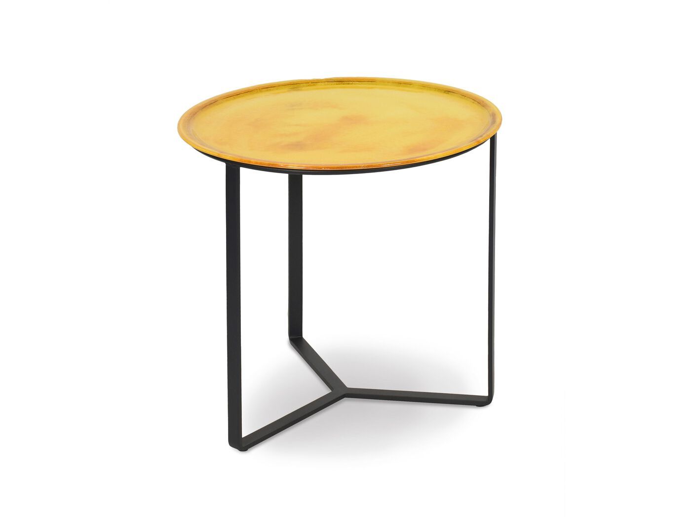 Круглый стол из нержавеющей стали и стекла FISCHER MÖBEL Trios ARCH-00057454