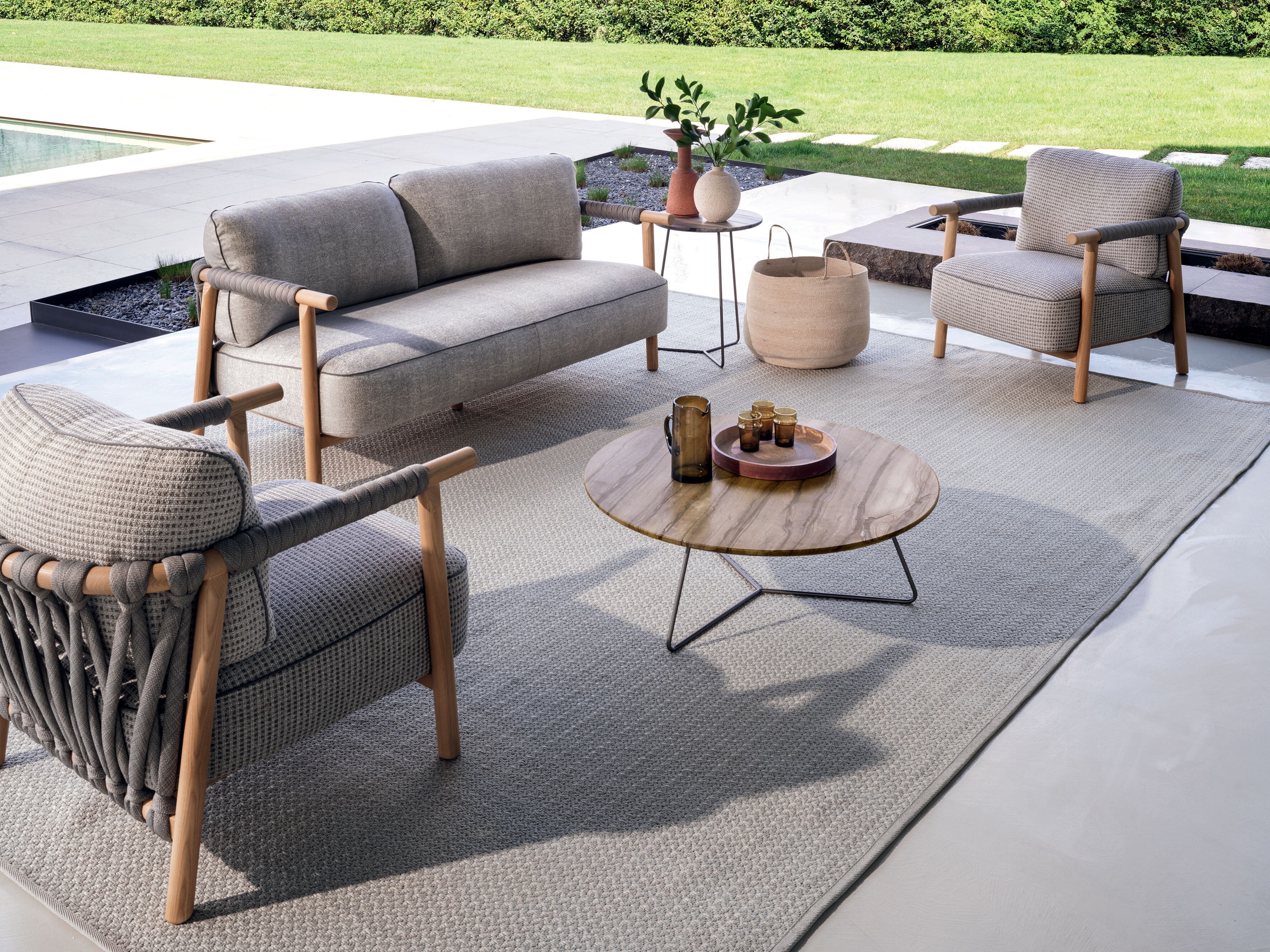 2-местный тканевый садовый диван Ditre Italia Nathy ARCH-00112484 - Вид №2