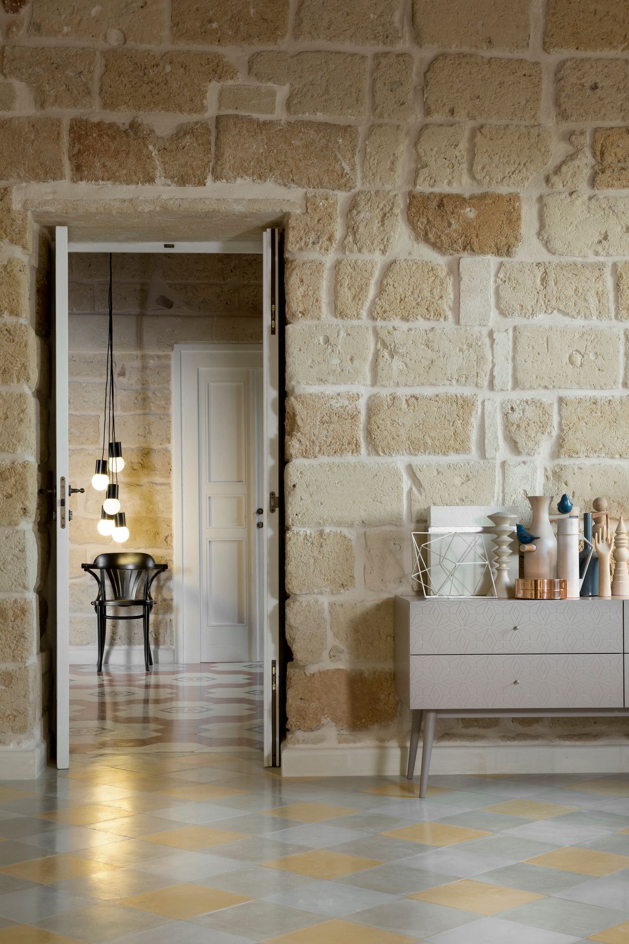 Деревянный комод Barba design плитка ARCH-00034247 - Вид №1