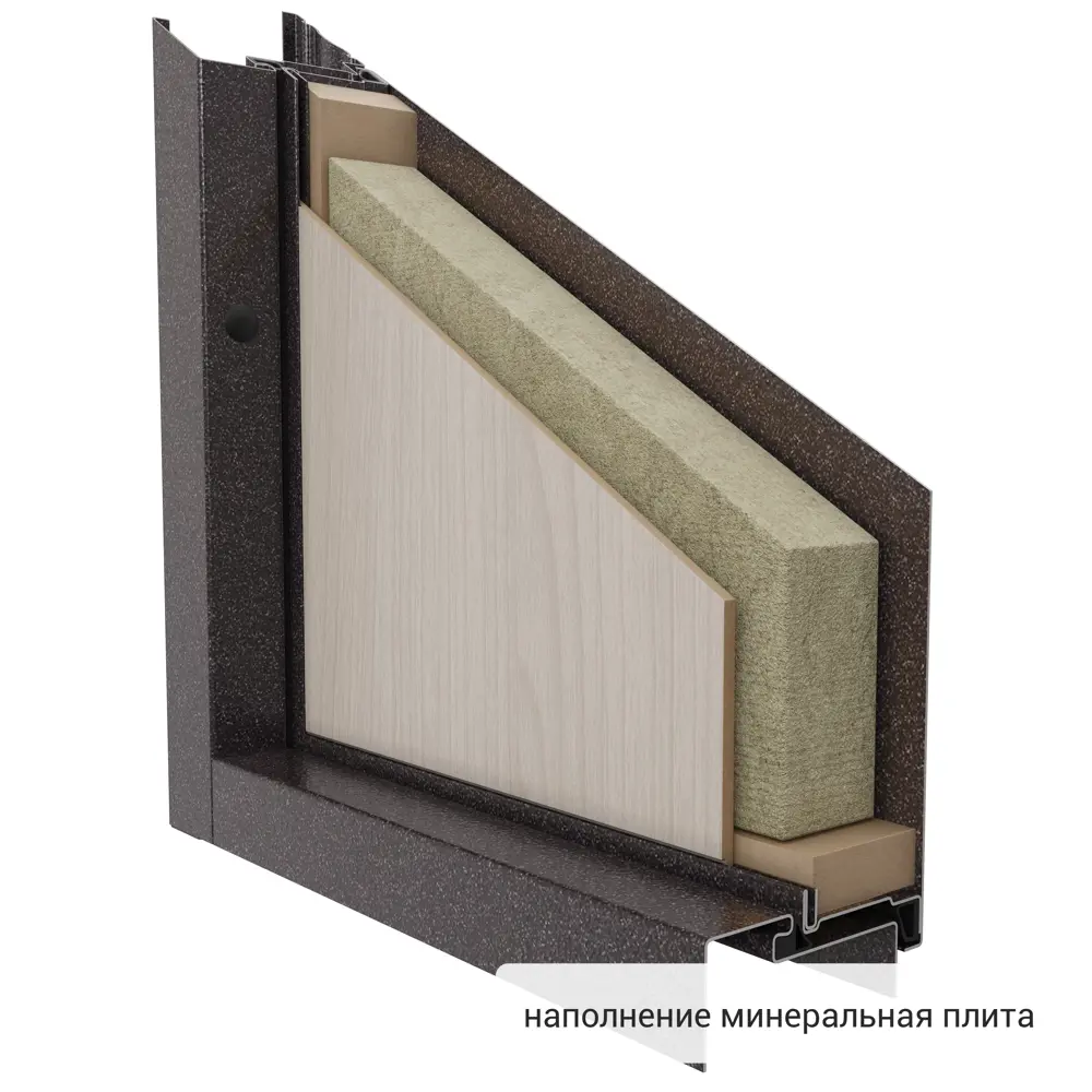 Дверь входная металлическая Страйд Летиция 950 мм правая цвет кремовый TOREX STLM-2091747 - Вид №14