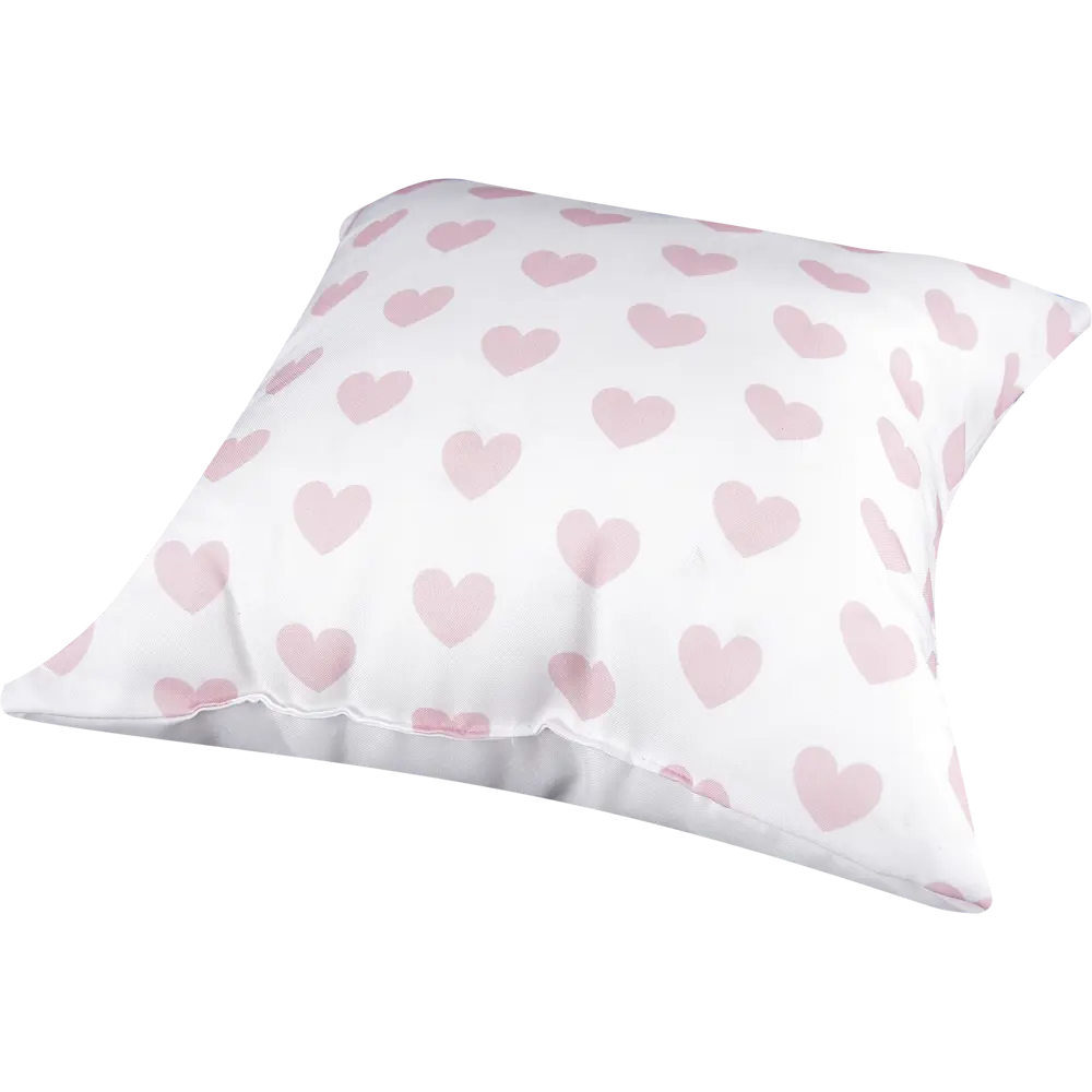 Подушка «Сердечки» 40х40 см цвет розовый SEASONS STLM-2001925 - Вид №1