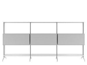 Алюминиевый модульный книжный шкаф