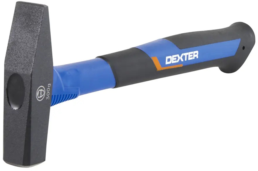 Молоток столярный Dexter с фиберглассовой рукояткой 300 г 81968475