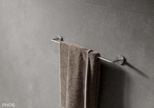 HS12-1200G-K55 Полотенцесушитель изогнутый, из серии G для крепления на клей, ширина 120 см PHOS